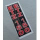 STICKERS SET - ON FORK GLIDERS - MZ ETZ 150